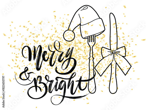 fork and knife-christmas deco fork and knife-christmas deco