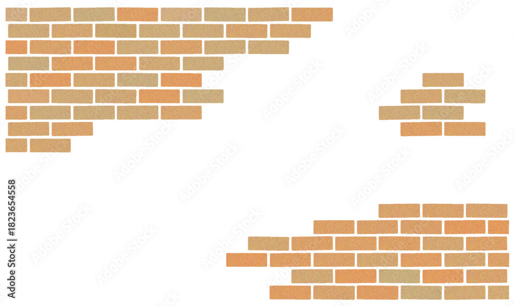 Obraz premium レンガ模様の背景素材