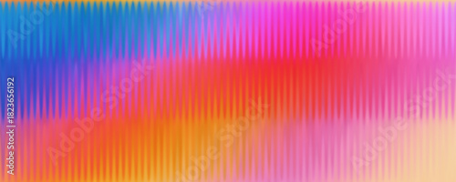 Colorful frosted ribbed glass texture background