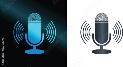 Voice assistant mic icon
