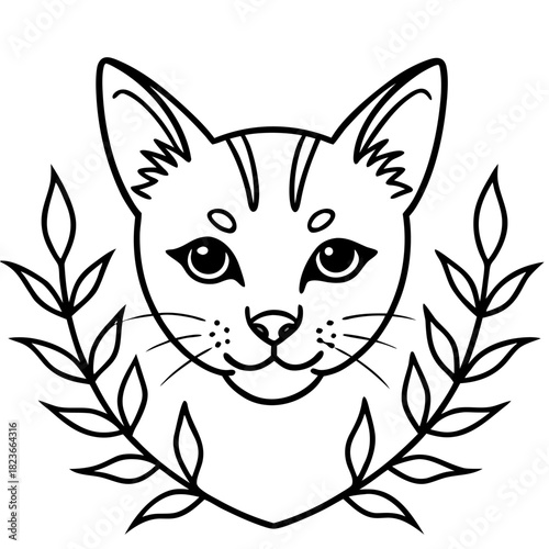 Elegant Ornament Collection: An exquisite assortment of black, swirling, stylized ornament designs, capturing the essence of refined grace and artistic charm.	