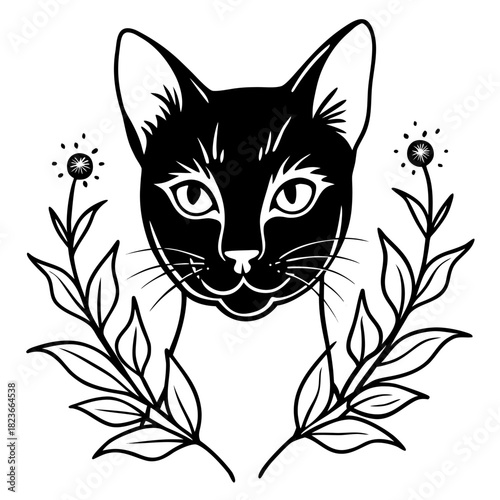 Elegant Ornament Collection: An exquisite assortment of black, swirling, stylized ornament designs, capturing the essence of refined grace and artistic charm.	