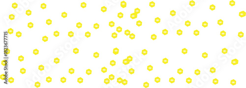 Abstract pattern of numerous small yellow dots scattered randomly across a clean, creating a vibrant and cheerful texture