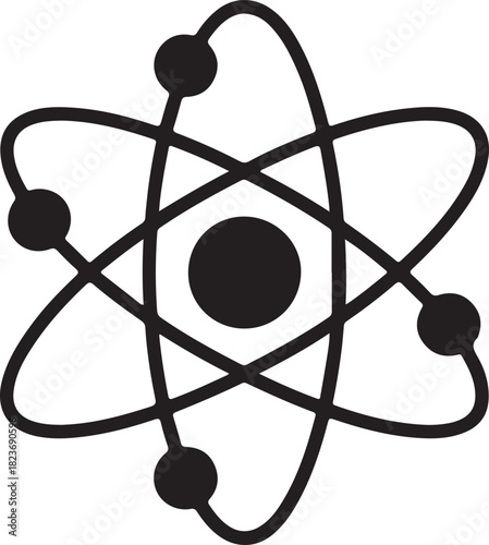 Vector atom icon