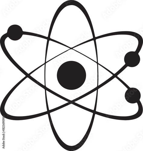 Vector atom icon