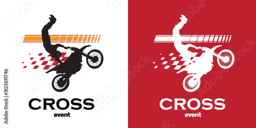Dynamic Motorbike Logo Design for Motorsport Brand