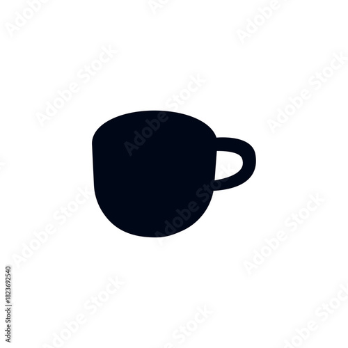 steaming cup of coffee white mug caf hot drink latte emoji symbol sign icon vector illustration isolated flat
