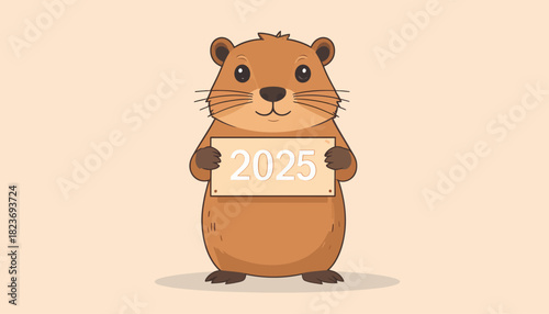 Happy cartoon cat, kitten, and dog pets illustration drawing with a brown teddy bear toy and fun beaver vector characters isolated