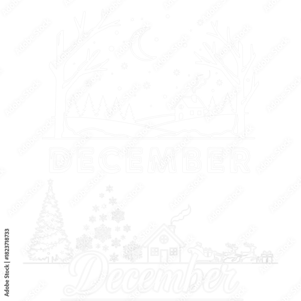 Obraz premium Colorful abstract geometric shapes with festive accents