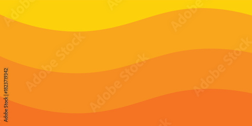 Yellow Abstract background vector design. Orange gradation geometric background, suit for banner, flyer, web, presentation template, etc
