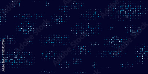 Simple Finance Digital Business Background. Fintech Technology or Science Research Presentation vector art modern