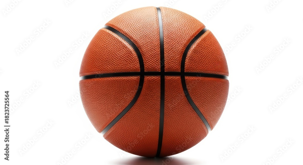 Fototapeta premium Basketball Ball isolated on white background, full depth of field