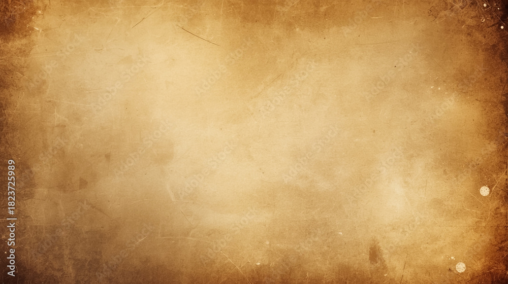 Fototapeta premium Vintage parchment paper texture background for old map or antique document