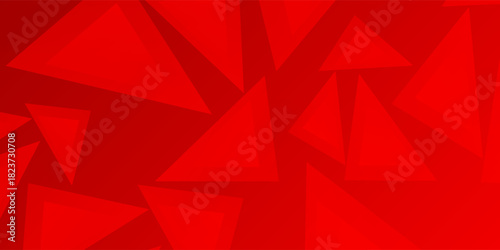 Modern background Red shape with technology concept for template, poster, wallpaper, flyer design abstract modern art simple