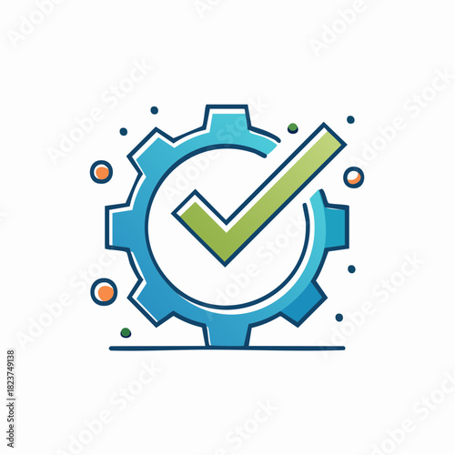 Streamlined efficiency with green check mark integration boosting productivity and indicating task completion for ultimate project success and operational excellence