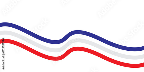 Abstract colorful wave stroke line background.