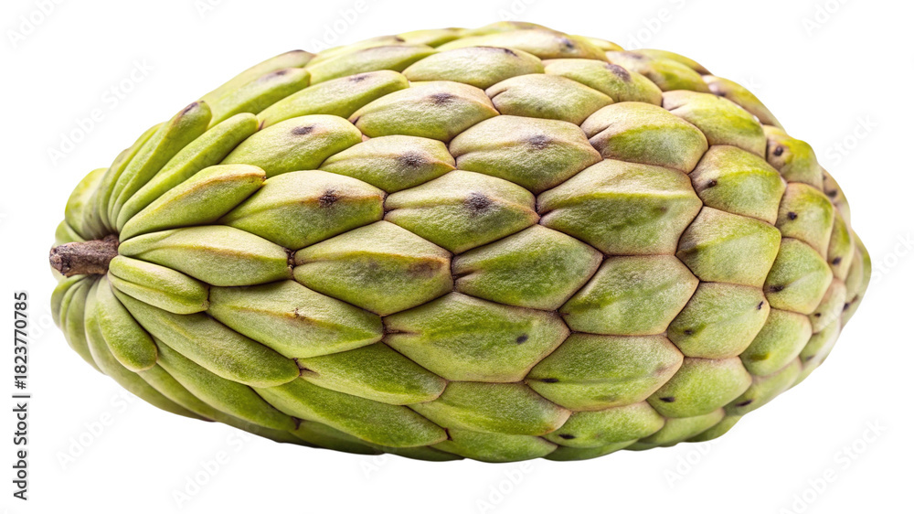 Fototapeta premium Delicious fresh green custard apple fruit, perfect healthy snack