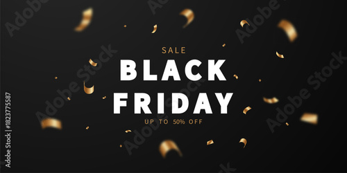 Beautiful black friday background vector illustration