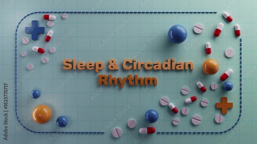 biological patterns affecting sleep health, diagram showing circadian ...