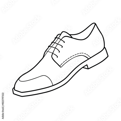 Vector illustration sketch of a pair of leather fashion boots and casual sport sneakers, isolated on a white background