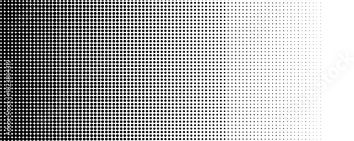 fun beautiful black and white shadow halftones retro pop art funky urban colorful comic book. Dotted halftone gradient texture. Vanishing polka dot background.vector