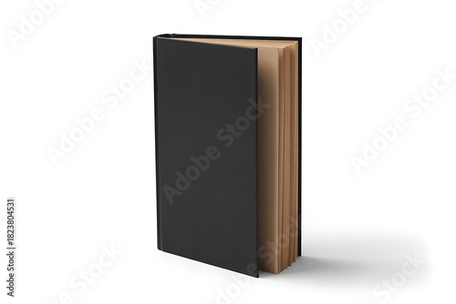 black book isolated on white background