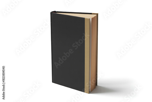 black book isolated on white