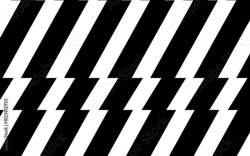 Zigzag lines wallpaper. Zig zag print. Thunder bolt background. Electricity power, flash light, jagged stripes pattern. Superhero, boom, speed or surprise cartoon effect. Vector graphic illustration.