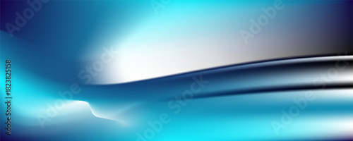 Dark blue gradient background glowing lights copy space