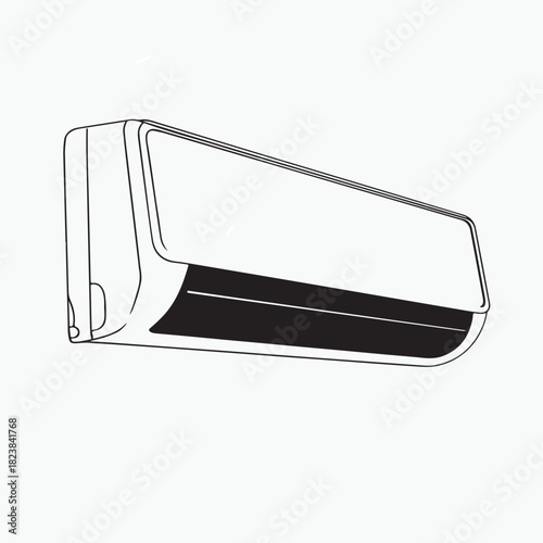 vector illustration of an air conditioner