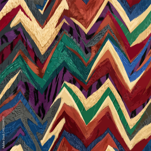 Colorful bright painted vector background of wavy lines. Abstract silk scarves fashion. marble, wallpaper, geometric pattern, scarf, rug, pillow, bandana, fabric textile, clothing, kerchief prints etc