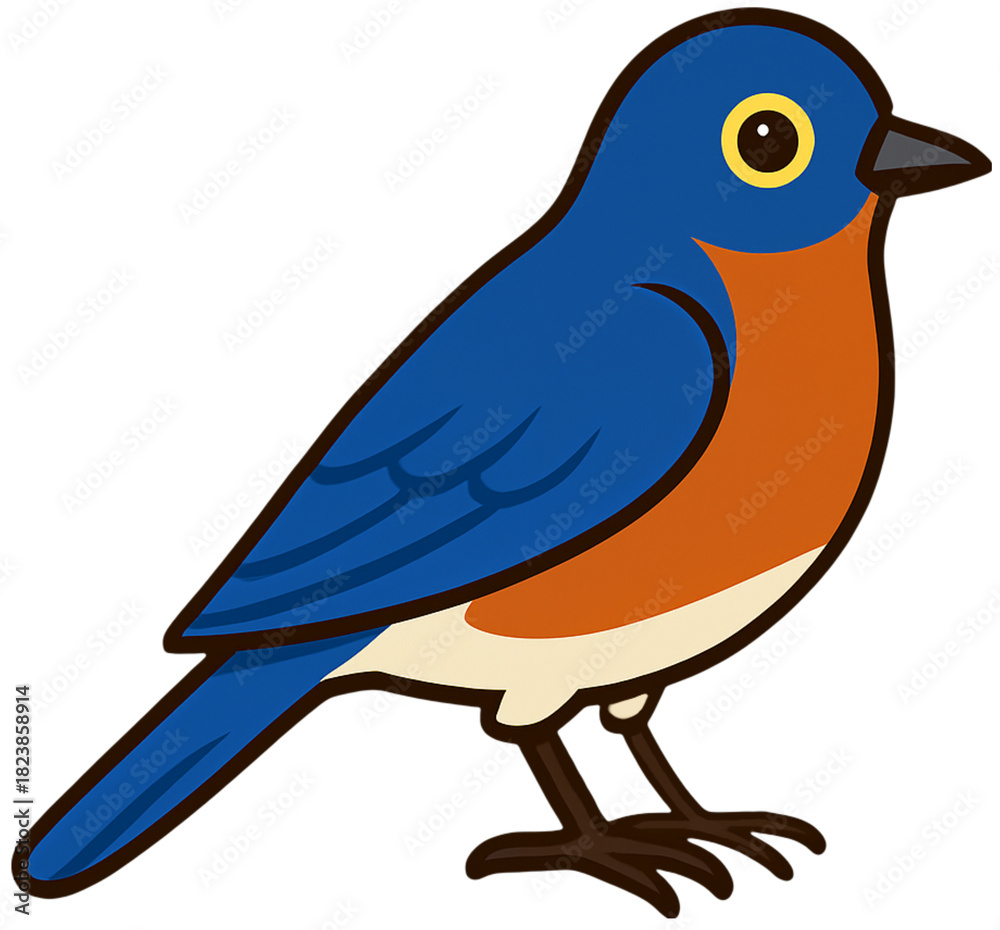Obraz premium Eastern Bluebird