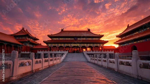 Traditional Architectural Landscapes of the Forbidden City, China [4K]