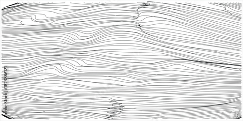 Tight Horizontal Line Texture with Subtle Wobbly Distortion Effect and Fine Detail