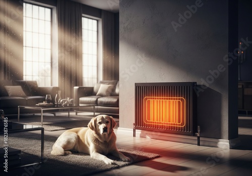 Stylish electric or water radiators and convectors for heating your modern interior home.