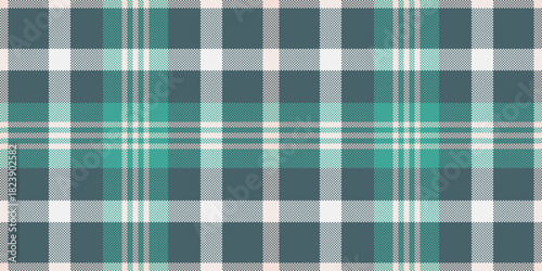 Classic checkered fabric background with teal and beige tones. Could symbolize tradition, warmth, or a comfortable, familiar pattern. Textile design, wrapping, crafts.