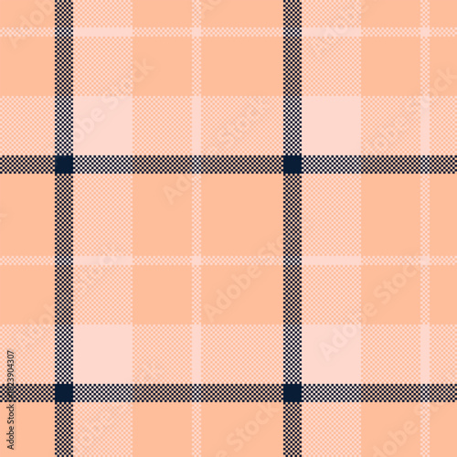 Elegant pixel art plaid pattern in warm, earthy tones. Perfect for backgrounds, textiles, or adding a retro digital touch to your designs. Seamless and versatile.
