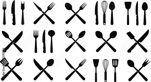 Kitchen cutlery and cooking tools