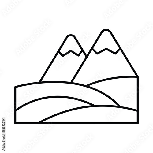 Island Vector icon which can easily modify or edit