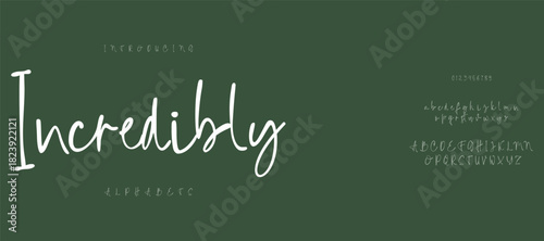 Premium luxury alphabet letters and numbers. Vintage wedding typography classic serif font decorative vintage retro. creative vector illustration