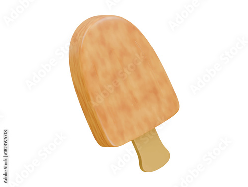 mango lolly icon 3d illustration render