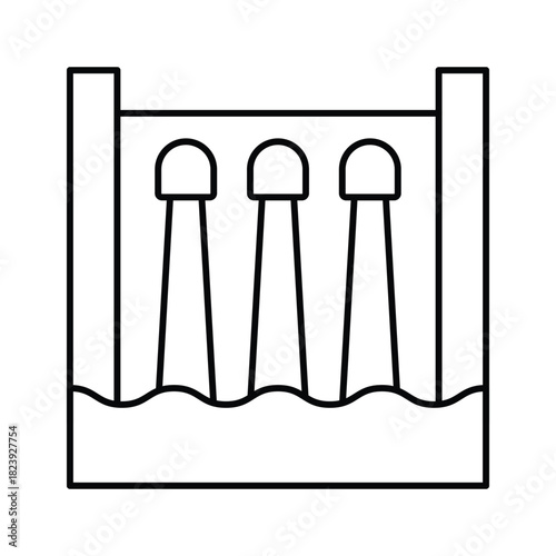 Waterfall Vector icon which can easily modify or edit