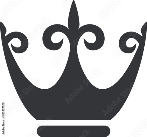 Crown icon representing success leadership and monarchy