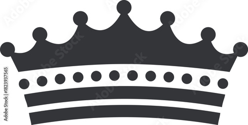 Simple crown icon showing power and authority