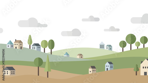 vector illustration of a city landscape