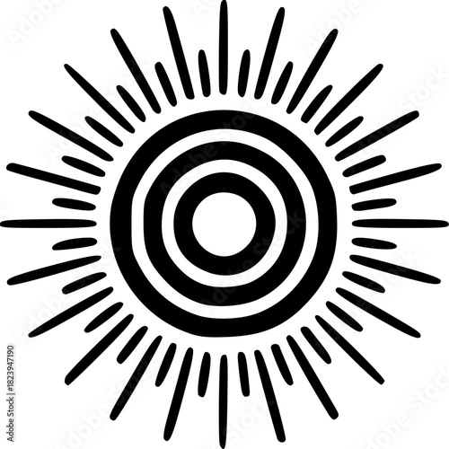 Minimal Lord Shiv Silhouette Logos in Black Vector