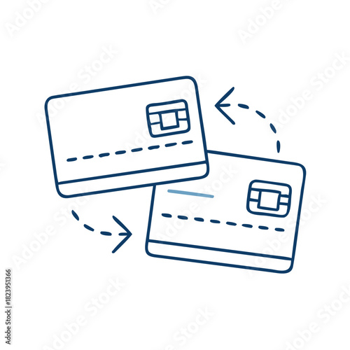 Split BNPL Payments Illustration with Credit Cards for E-commerce Platforms and Financial Institutions in Buy Now Pay Later Solutions