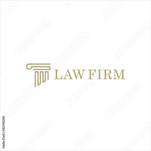 Law firm logo design template