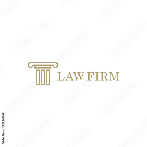 Law firm logo design template