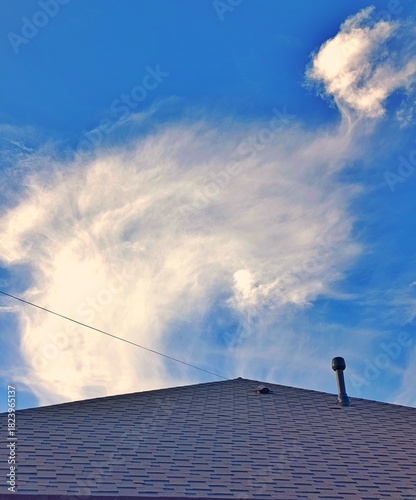 roof and sky